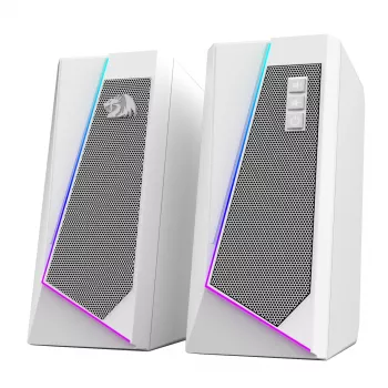 Redragon GS20W ANVIL 3W 2.0 RGB stereo kompiuterio garsiakalbiai - balti