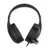 Redragon H211 CRONUS Virtual 7.1 aplinkos garso RGB laidinis žaidimų ausinių komplektas - juodos spalvos