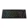 REDRAGON Horus Mini Pro 61 klavišo trijų režimų belaidė RGB žemo profilio mechaninė žaidimų klaviatūra - juoda (raudoni jungikliai)