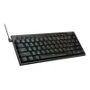 REDRAGON Horus Mini Pro 61 klavišo trijų režimų belaidė RGB žemo profilio mechaninė žaidimų klaviatūra - juoda (raudoni jungikliai)