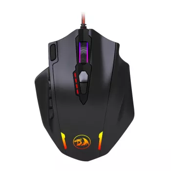 REDRAGON IMPACT 12400DPI MMO žaidimų pelė - juoda