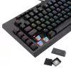 Redragon K588 RGB Pro BROADSWORD TKL mechaninė žaidimų klaviatūra (laidinis, juoda)