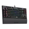 Redragon K588 RGB Pro BROADSWORD TKL mechaninė žaidimų klaviatūra (laidinis, juoda)