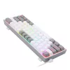Redragon K617 FIZZ 60% laidinė RGB žaidimų klaviatūra - balta/pilka
