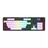 Redragon K762WB-RGB-PRO LCD pilno dydžio garsą izoliuojanti mechaninė klaviatūra - juoda