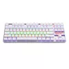 REDRAGON KUMARA mechaninė 87 klavišų RGB apšvietimo žaidimų klaviatūra - balta