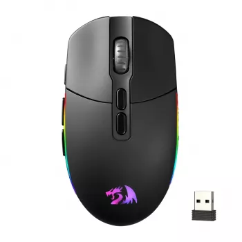 Redragon M719 Pro INVADER 10000DPI 2.4GHz belaidė žaidimų pelė - juoda