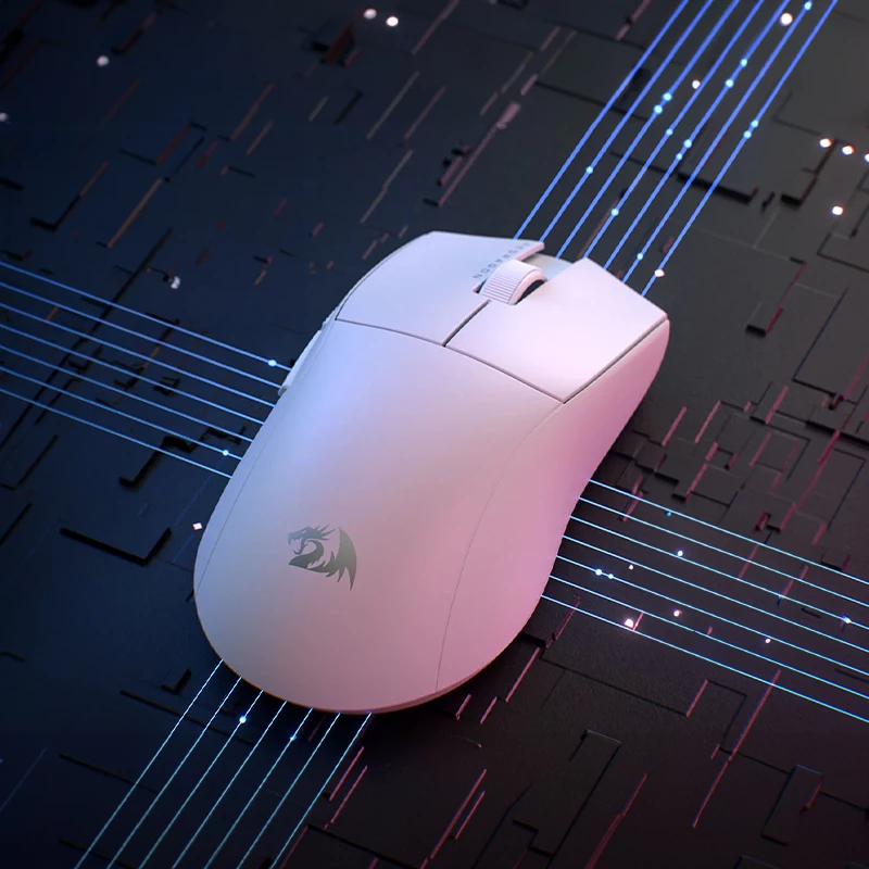 REDRAGON M916 PRO 1K 3 režimų belaidė žaidimų pelė - rožinė