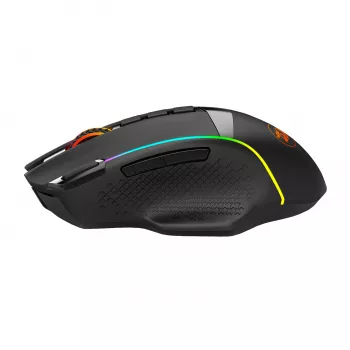Redragon M991 RGB PRO ENLIGHTENMENT 26000 DPI tri-režimo belaidė žaidimų pelė - juoda