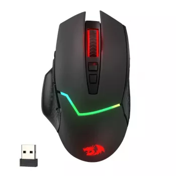 REDRAGON Mirage Pro 8000DPI RGB belaidė žaidimų pelė - juoda