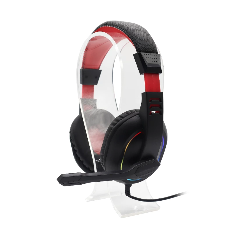 Redragon ARES ausinės su mikrofonu - juodos, RGB apšvietimas