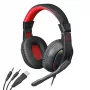 Redragon ARES ausinės su mikrofonu - juodos, RGB apšvietimas