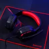 REDRAGON THEMIS ausinės žaidimams per aux – juodos