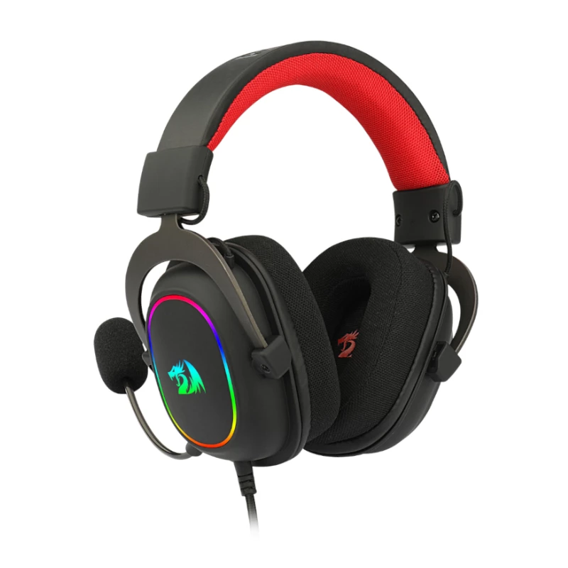 REDRAGON ZEUS-X USB RGB žaidimų ausinės - juodos