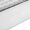 REDRAGON SHIVA membraninė klaviatūra - balta, viso dydžio su RGB apšvietimu, 6 makro klavišais, nuimama riešo atrama, laidinė USB