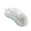 REDRAGON STORM WIRED RGB žaidimų pelė - lengvas korio dizainas, 12400 DPI, 7 programuojamų mygtukų, Omron jungikliai, PTFE kojelės