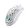 REDRAGON STORM WIRED RGB žaidimų pelė - lengvas korio dizainas, 12400 DPI, 7 programuojamų mygtukų, Omron jungikliai, PTFE kojelės