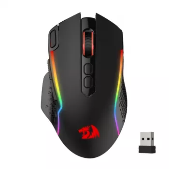 REDRAGON Taipan Pro 10000DPI RGB belaidė žaidimų pelė - juoda