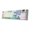 Redragon WYVERN K761 Pro viso dydžio RGB belaidė mechaninė žaidimų klaviatūra - balta/žalia