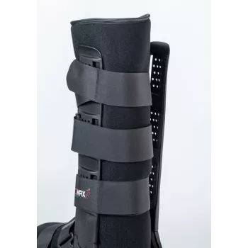REH Air Walker Basic Long čiurnos-pėdos ortozė, dydis L, juoda/pilka