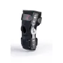 REH Stabilmax O-1241/XL atviras trumpas kelių įtvaras su girnelės anga, juodos spalvos, XL dydis