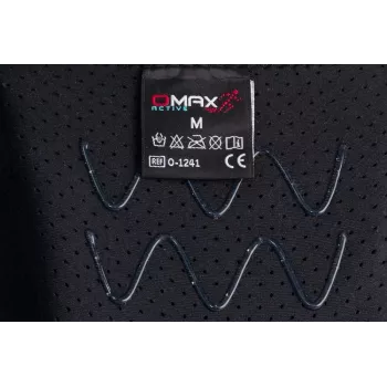REH Stabilmax O-1241/XXL Atviras Trumpas Kelių Įtvaras su Lanksčiais Stabilizatoriais, Perforuotas Neoprenas, Juoda, Dydis XXL