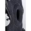REH Stabilmax O-1241/XXL Atviras Trumpas Kelių Įtvaras su Lanksčiais Stabilizatoriais, Perforuotas Neoprenas, Juoda, Dydis XXL