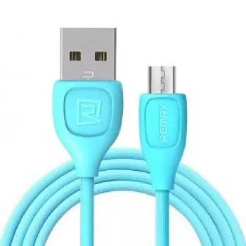 REMAX Lesu Cable Micro RC-050m Blue - USB 2.0 įkrovimo ir duomenų sinchronizavimo laidas, 0,5 m