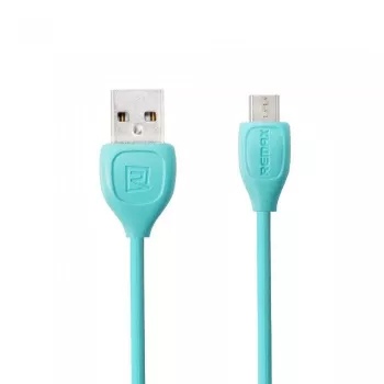 REMAX Lesu Cable Micro RC-050m Blue - USB 2.0 įkrovimo ir duomenų sinchronizavimo laidas, 0,5 m