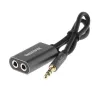 REMAX Qulmax 3,5mm Share Jack Cable RL-20S Grey