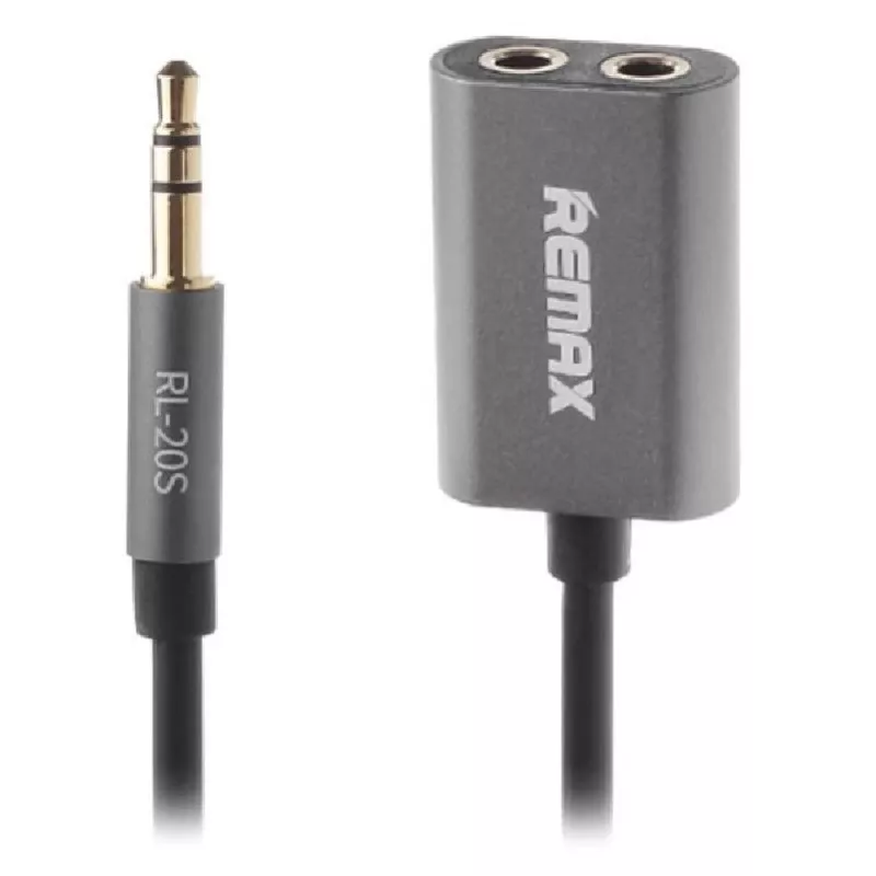REMAX Qulmax 3,5mm Share Jack Cable RL-20S Grey