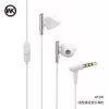 REMAX Universal WI380 Grey Wired In-Ear Headphones with Microphone