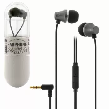 REMAX Universal WI80 Black Wired In-Ear Headphones with Microphone