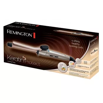 Remington CI5318 38mm skaitmeninė garbanojimo lazdelė su 4x apsaugos danga – juoda/rožinė