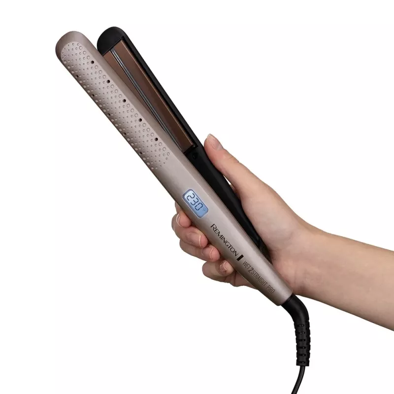 Remington Wet 2 Straight PRO plaukų tiesintuvas S7970 rožinis/auksinis