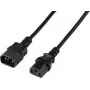 Renkforce Deluxe maitinimo prailginimo kabelis C13 į C14 2 m juodas RF-7176936
