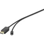 Renkforce RF-4538166 USB-C į DisplayPort adapterio kabelis 1,8 m juodas 4K@60Hz
