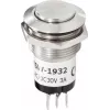 Renkforce RF-4707810 nerūdijančio plieno durų skambučio mygtukas 1-gang 24 V/1 A
