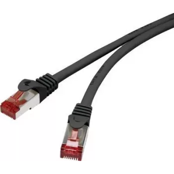 Renkforce RF-4737380 Cat6 S/FTP tinklo kabelis, 1 m, auksuoti RJ-45, pilkas