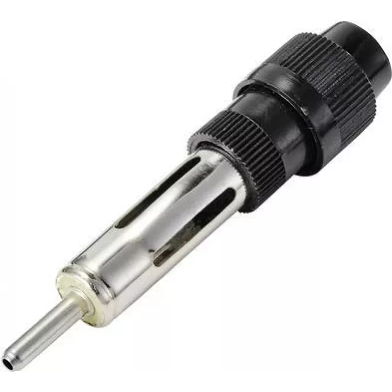 RENKFORCE RF-5087918 F-Type tėvinis į koaksialinį moterišką antenos adapteris, nikeliuotas žalvaris, 75 Ohm, DVB-T/S/C