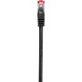 Renkforce RF-5469256 CAT 6 S/FTP tinklo kabelis, RJ45, 2 m, juodas, su apsauga nuo užkabinimo, auksuoti kontaktai, liepsnai atsparus