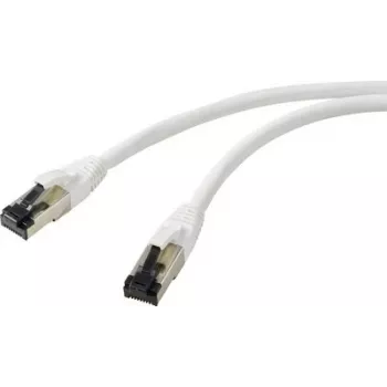 Renkforce RF-7106492 Cat 8.1 S/FTP tinklo kabelis, 2 m, baltas
