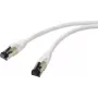 Renkforce RF-7106496 CAT 8.1 S/FTP tinklo kabelis RJ45, 5 m, baltas