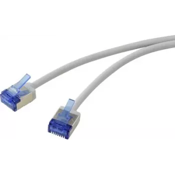 Renkforce RF-7116930 CAT 6a U/FTP itin plonas tinklo kabelis, RJ45, 2 m, pilkas