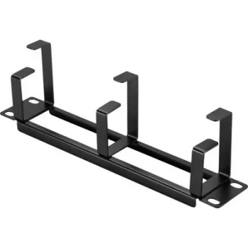Renkforce RF-7116956 10 inch tinklo spintos kabelių valdymo skydas 1U juodas
