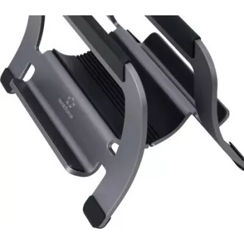 Renkforce RF-AR901-SG universalus aliuminis stovas planšetiniams, nešiojamiesiems kompiuteriams ir telefonams 5–10 colių įrenginiams, sidabrinis RF-7062154