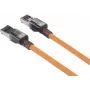 Renkforce RJ45 tinklo kabelis CAT 6a S/FTP 3 m oranžinis su Port Finder funkcija (RF-6609652)