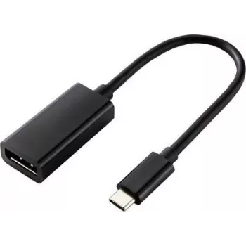 Renkforce USB-C į DisplayPort adapterio kabelis 14 cm 4K@60Hz juodas RF-4613070