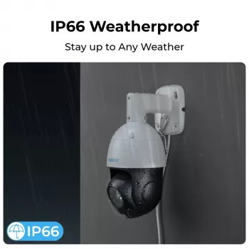 Reolink Smart 4K PoE PTZ Security Camera su 16X optiniu priartinimu, auto sekimu, IP66, 256GB Micro SD