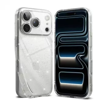 Ringke Air Glitter Clear Case, skirtas Apple iPhone 17 Pro